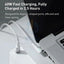  كابل بيسوس منفذ USB من النوع C إلى Lightning - 60 وات / 2 متر / أبيض