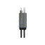 BAZIC Go Charge Alucable 4 in 1 Input Cable 1M / USB C / USB A / Lightning / Black Accessories > Cables & Converters >