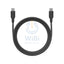 BAZIC GOCHARGE WEAVE C-C CABLE 480MBPS 60W 1.5M - BLACK Accessories > Cables & Converters > Cables
