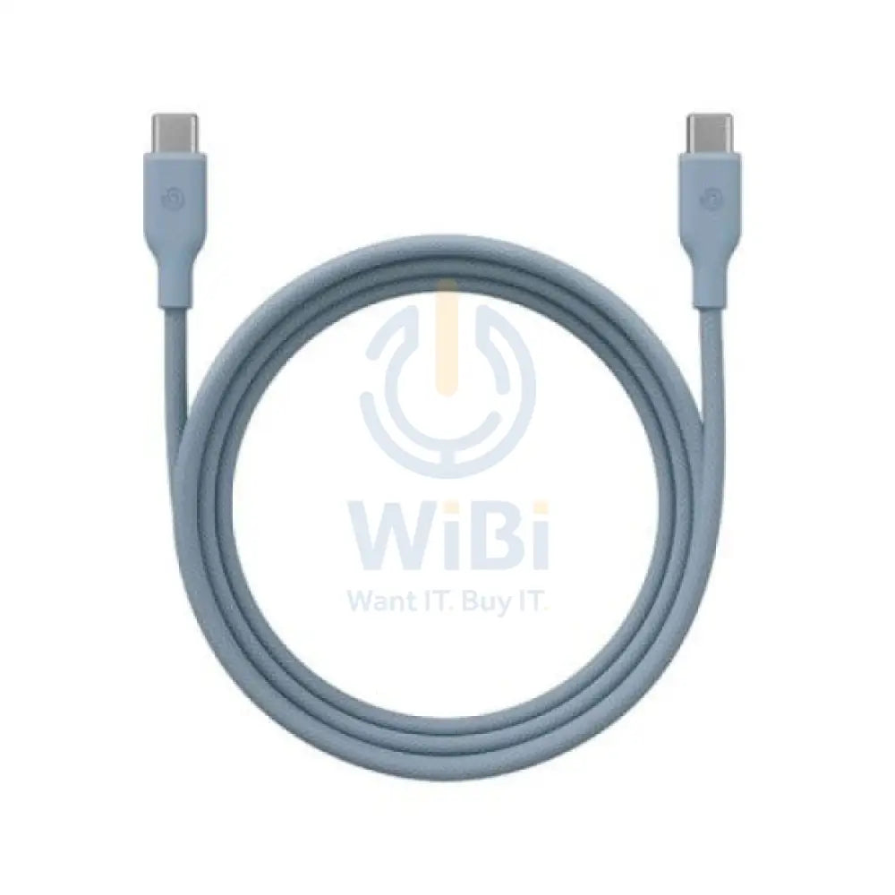BAZIC GOCHARGE WEAVE C-C CABLE 480MBPS 60W 1.5M - Blue Accessories > Cables & Converters > Cables