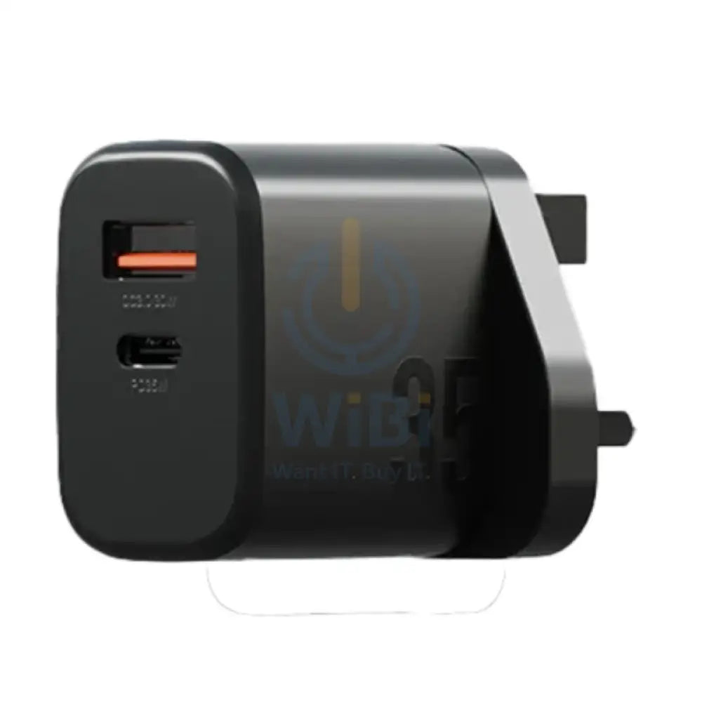 BAZIC Goport Velox Charger With Weave Cable 1.5M / 35W / Truffle Black Accessories > Power Adapters