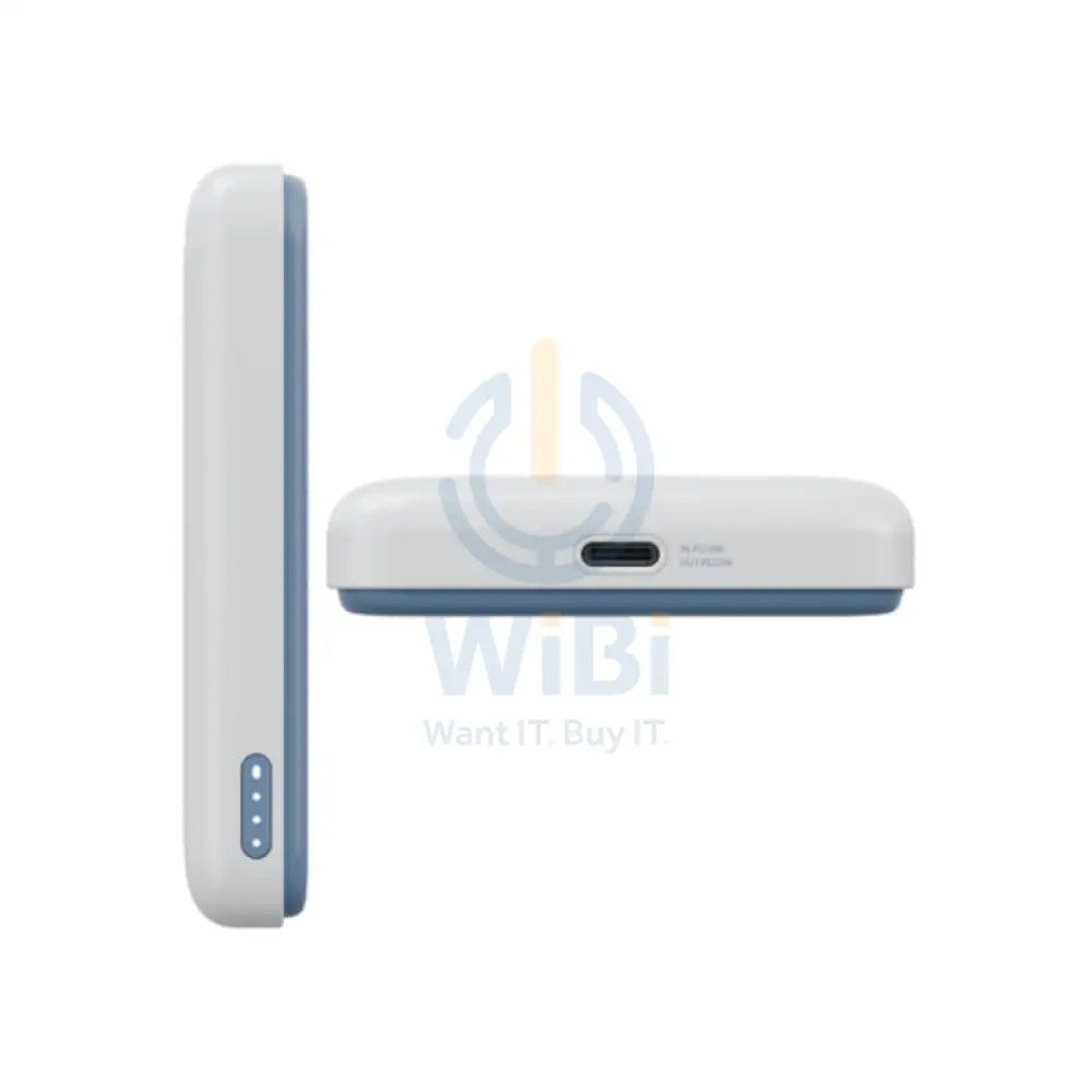 BAZIC GoPower Snap 3-In-1 ماج سيف طاقة  مع ابل ساعة شاحن  5000mAh / يو اس بي/ Vanilla اكسسوارات  طاقة