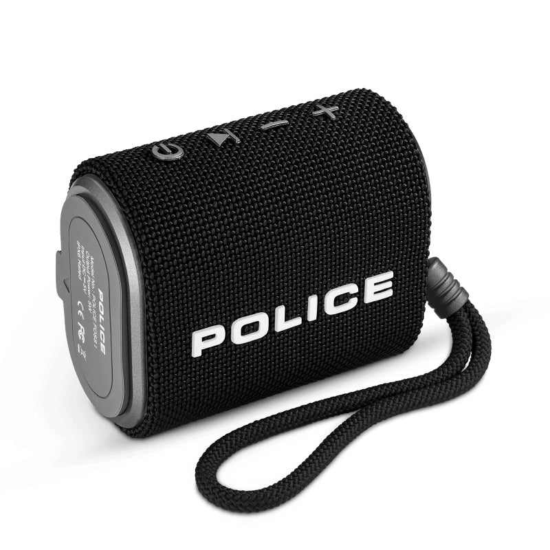 POLICE Mini Portable Speaker I - Bluetooth / 3.5mm / Black