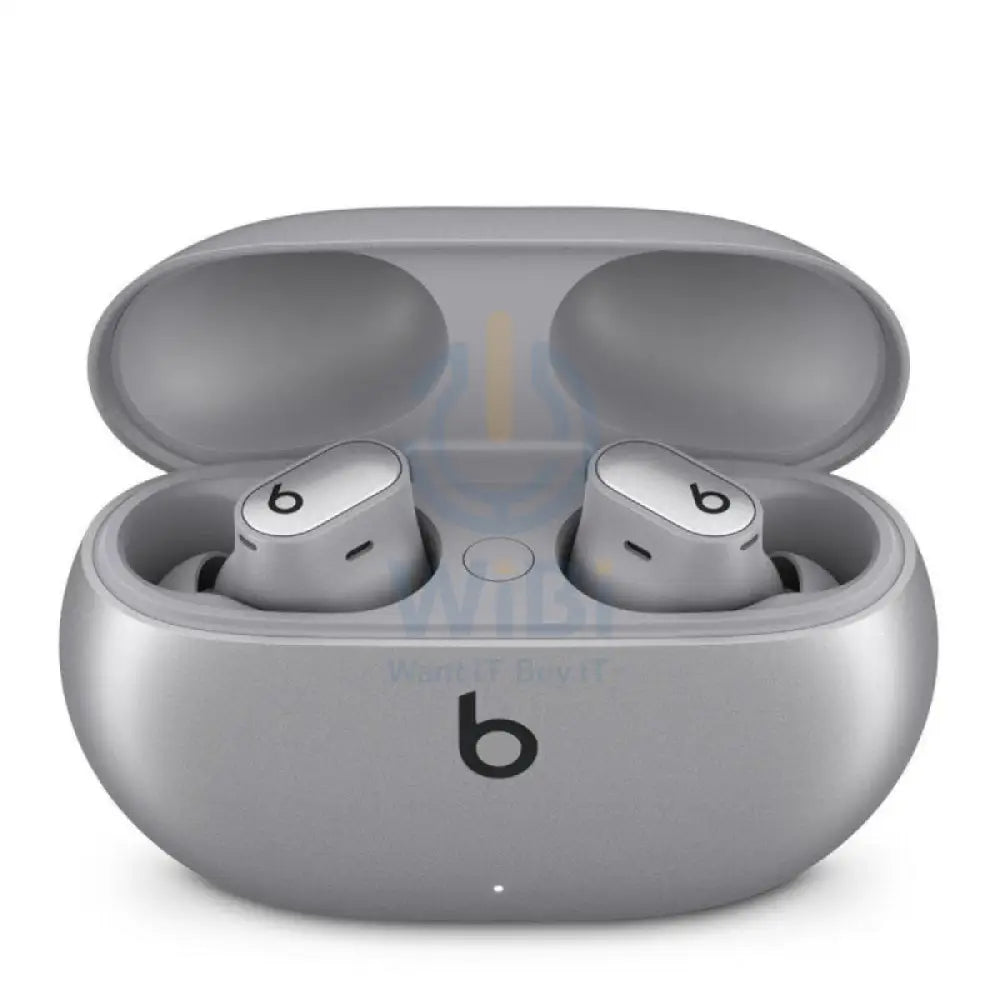 سماعات الأذن بيتس ستوديو بودز + سماعات الرأس أذن ترو لاسلكي - بلوتوث / فضي اكسسوارات  الصوت > سماعات الرأس