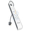 Belkin 4 Way Surge Protection Strip - 18W / 2 Meter / USB-A / USB-C / White Accessories > Power > Power Protection >