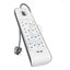 Belkin 8 Way Surge Protection Strip - 2M With 2 X 2.4Amp Usb Charging Station Power Extension - White Accessories >