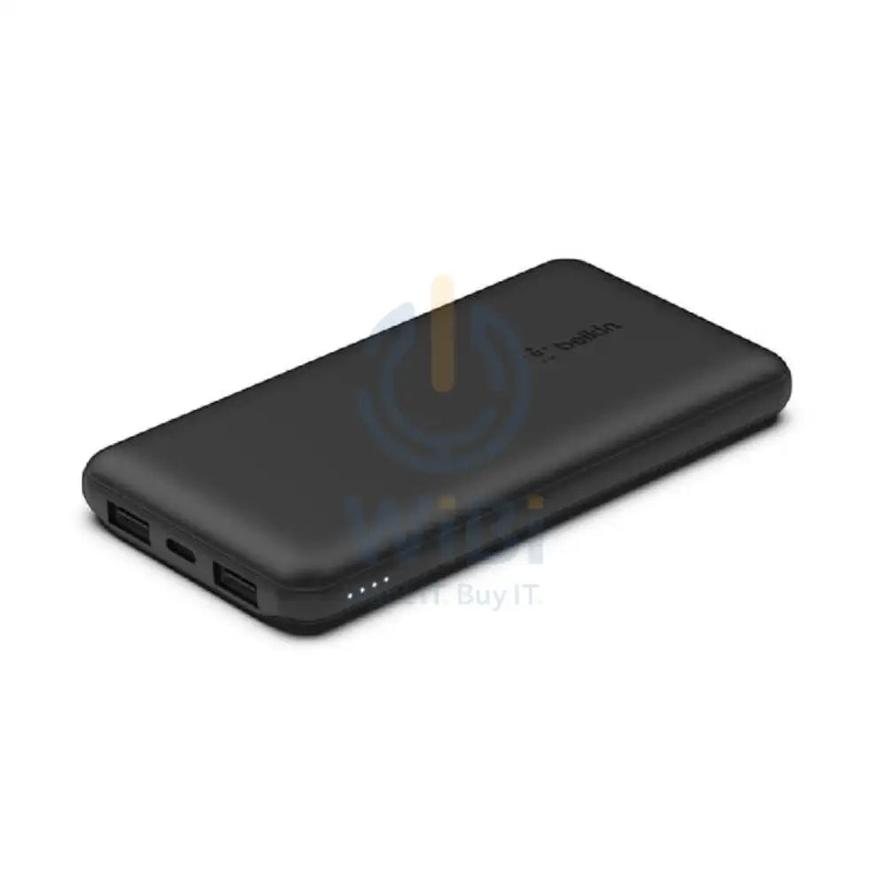 Belkin Power Bank With Cable - USB-A / USB-C / 10,000mAh / Black Accessories > Power Bank