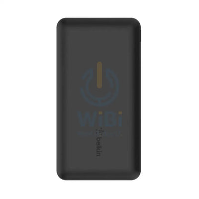 Belkin Power Bank With Cable - USB-A / USB-C / 20,000mAh / Black Accessories > Power Bank