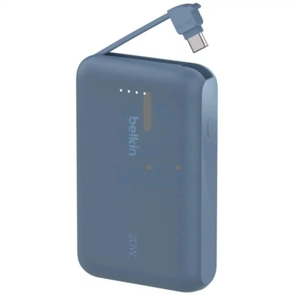 Belkin Power Bank With Cable - USB-C / 10,000mAh / Blue Accessories > Power Bank