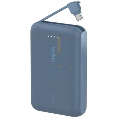 Belkin Power Bank With Cable - USB-C / 10,000mAh / Blue Accessories > Power Bank