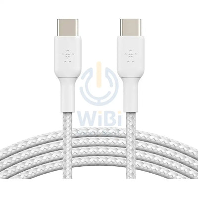 Belkin Premium Braided Cable - 1 Meter / USB-C / White Accessories > Cables & Converters > Cables