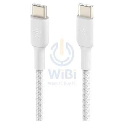 Belkin Premium Braided Cable - 1 Meter / USB-C / White Accessories > Cables & Converters > Cables