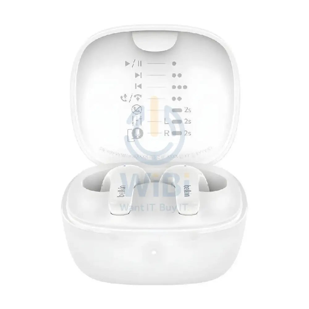 Belkin SoundForm Motion True Wireless Earbuds - In-Ear / White Accessories > Audio > Headphones