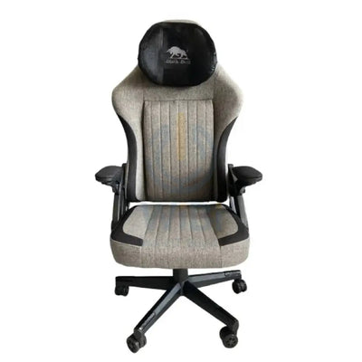 Black Bull Molded Headrest Up & Down Gaming Chair - Gray/Black Accessories > Gaming Chairs