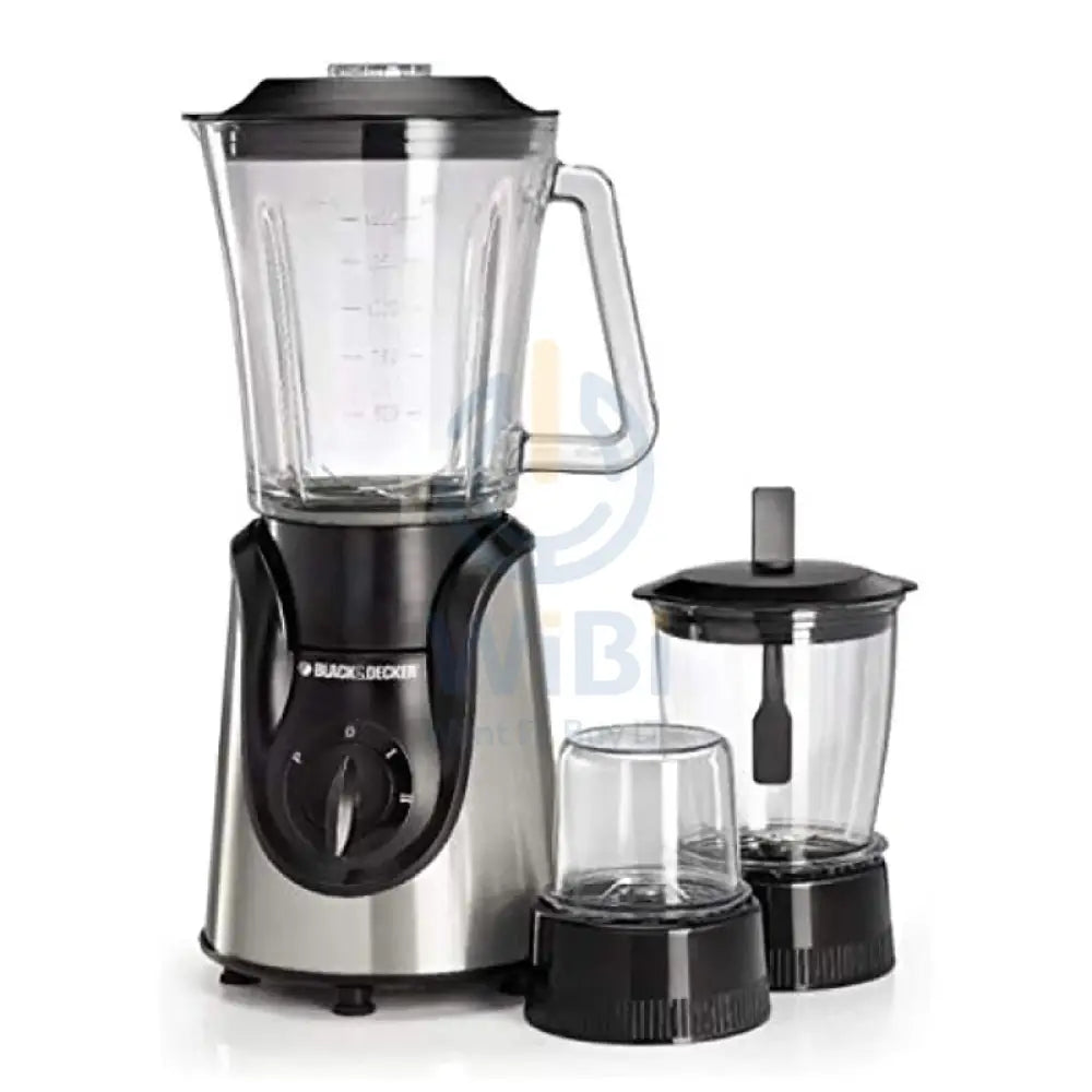 Black + Decker BX600G-B5 - 600 Watts / 1.5 Liters / Glass Blender Mincer And Grinder Accessories > Smart Devices