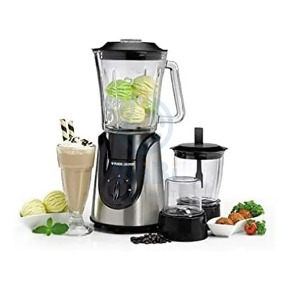 Black + Decker BX600G-B5 - 600 Watts / 1.5 Liters / Glass Blender Mincer And Grinder Accessories > Smart Devices