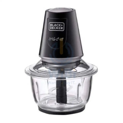 Black + Decker GC400-B5 - 400W / 1.2 Liter / Glass Bowl Chopper Accessories > Smart Devices