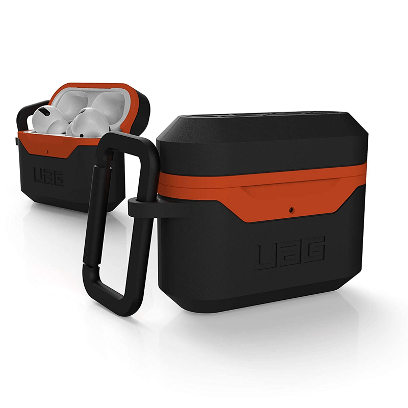 UAG Apple AirPods Pro Hard Case v2 - Black/Orange Accessories > Mobiles & Tablets