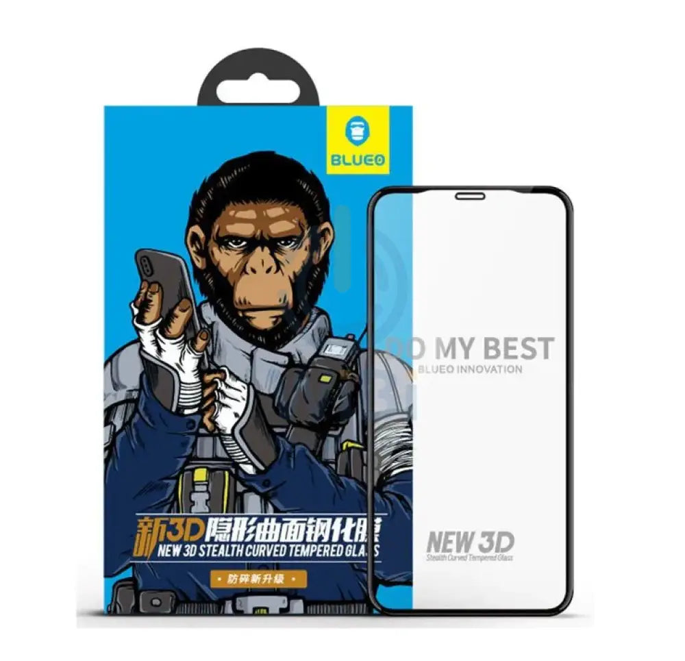 Blueo New 3D Stealth Curved Tempered Glass for Xs Max/11 Pro Max (6.5) Accessories > Mobiles & Tablets > Mobiles >
