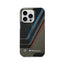 BMW iPhone 14 Pro Max Motorsport Collection PC/TPU IML Printed Tricolor Stripes Translucent Zones - Black Accessories >