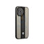 BMW iPhone 14 Pro Max Signature Collection Genuine Leather Case with Hot Stamp Lines - Beige Accessories > Mobiles &