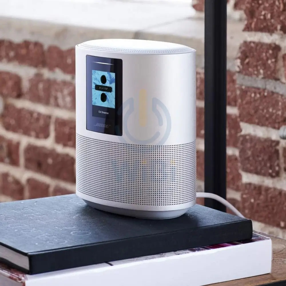 مكبر الصوت BOSE هوم ذكي 500 - بلوتوث / واي-فاي / AUX / راديو - فضي اكسسوارات  الصوت > سماعات