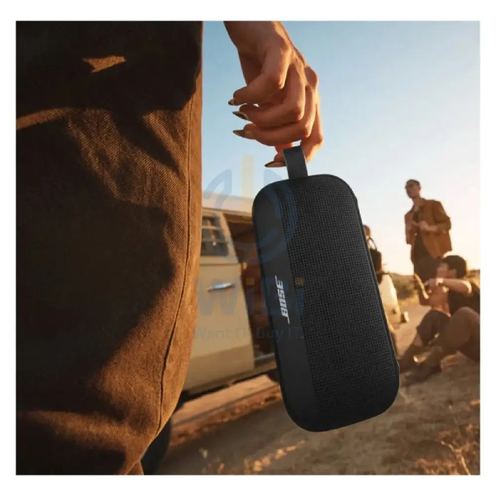 Bose SoundLink فليكس II - بلوتوث V5.3 / يو اس بي / يو اس بي  تايب-سي - أسود اكسسوارات  الصوت > سماعات الصوت > سماعات
