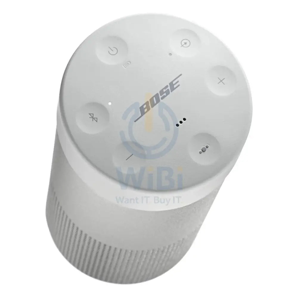 BOSE SoundLink Revolve II - 3.5 مم / بلوتوث / يو اس بي / AUX - فضي اكسسوارات > الصوت > سماعات