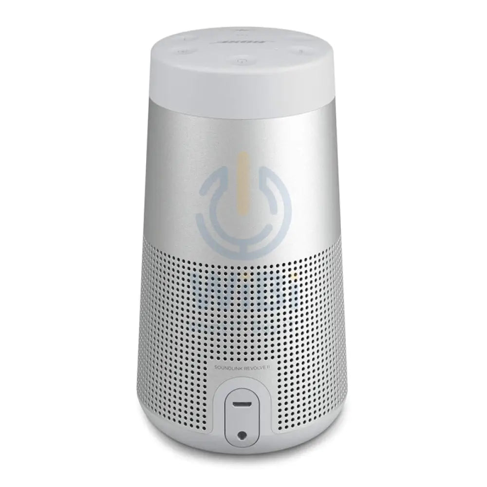 BOSE SoundLink Revolve II - 3.5 مم / بلوتوث / يو اس بي / AUX - فضي اكسسوارات > الصوت > سماعات