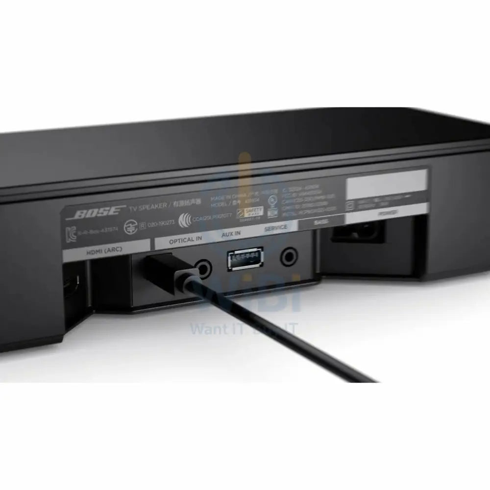 BOSE TV Portable Bluetooth Speaker - Bluetooth / Optical / AUX / HDMI - Black Accessories > Audio > Speakers