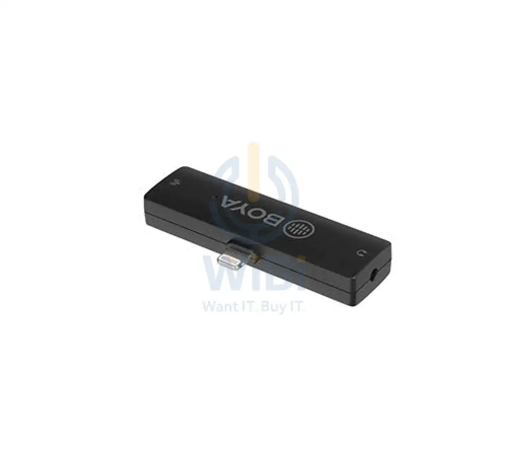 BOYA 2.4GHz Wireless Microphone for mobile device like smartphone PC tablet (1transmitter + 1receiver with Lightning