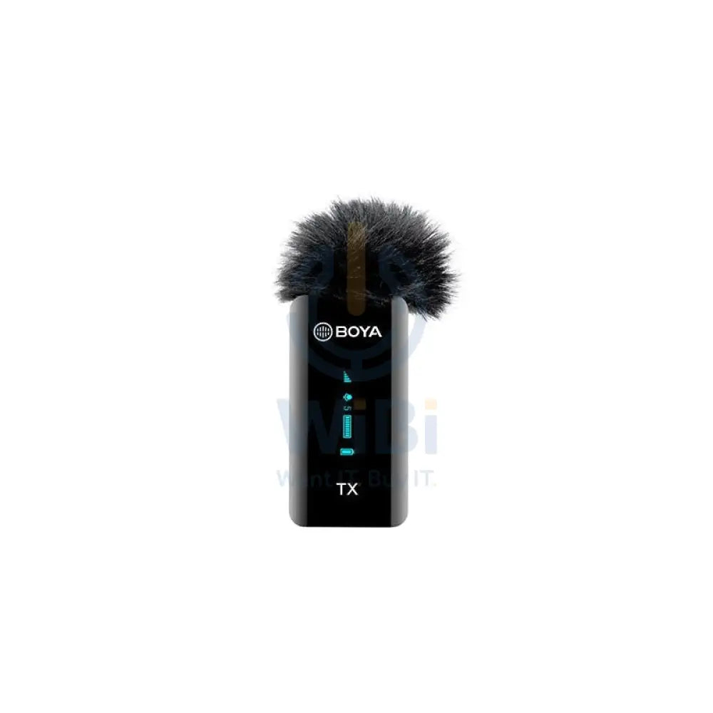 BOYA 2.4GHz Wireless Microphone for mobile device like smartphone PC tablet (2transmitters + 1receiver with Type-C