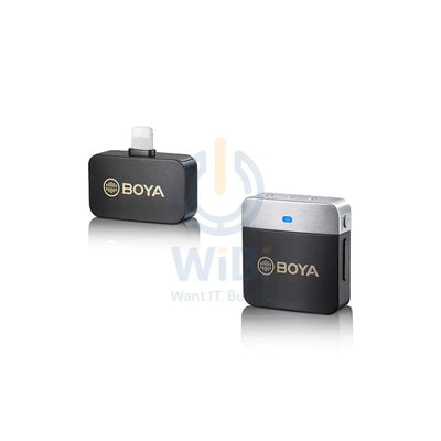 BOYA 2.4Ghz Wireless Microphone with Ear-Return Monitoring function - Black Accessories > Audio > Microphone