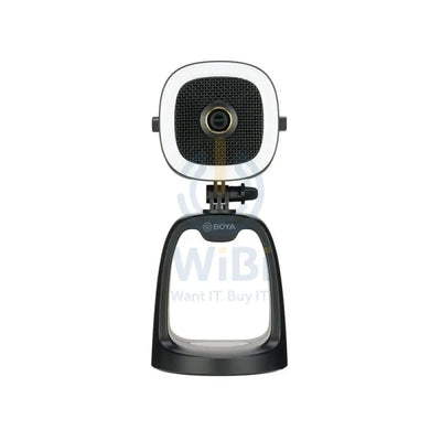 BOYA All-in-one USB Microphone with LED ring light Microphone & 1080p Camera./USB-A to USB-C cable (1.2m) lens cap