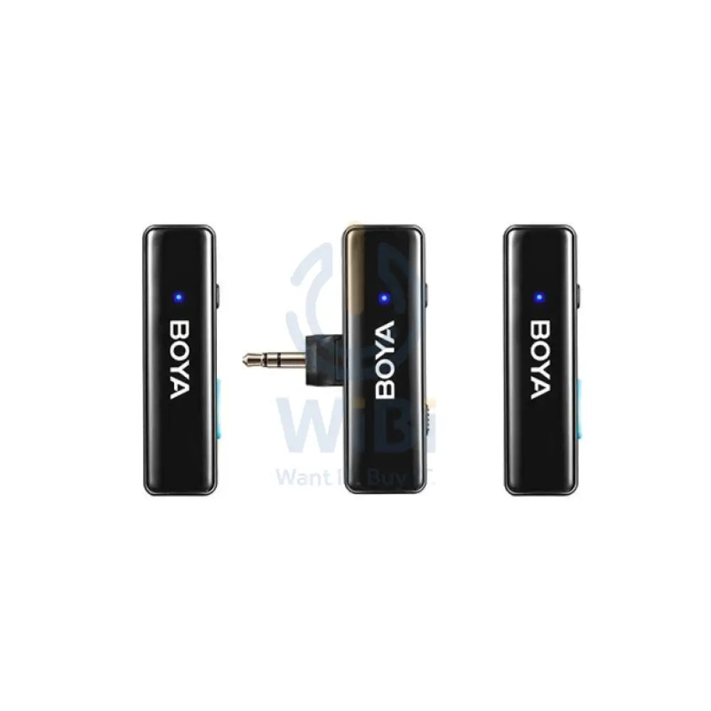 BOYA BOYALINK 2-Person All-in-One Wireless Microphone System - 2.4 GHz / WiFi / Type-C / Lighting / 3.5mm Jack - Black