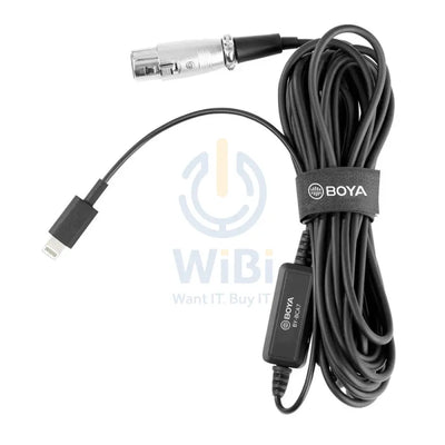 BOYA BY-BCA7 19.68’ XLR To Lightning Adapter Cable For IOS Devices Accessories > Cables & Converters > Cables