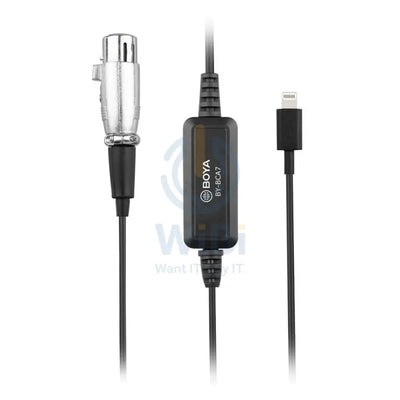 BOYA BY-BCA7 19.68’ XLR To Lightning Adapter Cable For IOS Devices Accessories > Cables & Converters > Cables