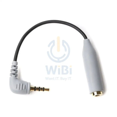 BOYA BY-CIP2 Female Microphone Adapter Cable - 3.5mm / AUX - Grey Accessories > Cables & Converters > Cables