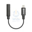 BOYA BY-K3 3.5mm Female TRS to Male Adapter Cable - 3.5mm / Lightning - Black Accessories > Cables & Converters > Cables