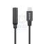 BOYA BY-K3 3.5mm Female TRS to Male Adapter Cable - 3.5mm / Lightning - Black Accessories > Cables & Converters > Cables