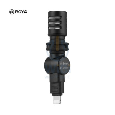 BOYA Miniature Condenser Smartphone mic (Lightning Connector) - Black Accessories > Audio > Microphone > Offer Zone