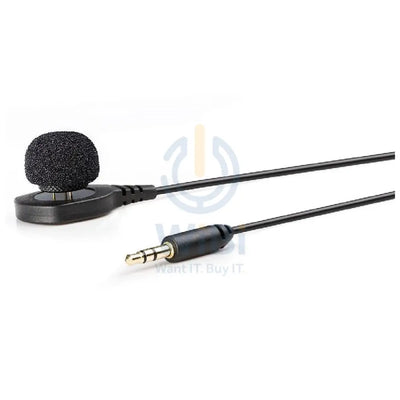 BOYA Omnidirectional Wearable Pin Microphone - 3.5mm Jack / Wireless - Black Accessories > Audio > Microphone