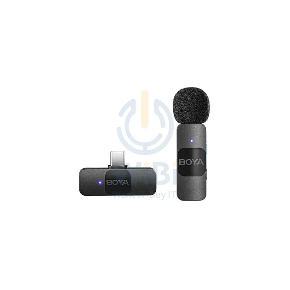 BOYA Smallest 2.4Ghz Wireless Microphone for Type-C device(1TX + 1RX) - Black Accessories > Audio > Microphone > Offer