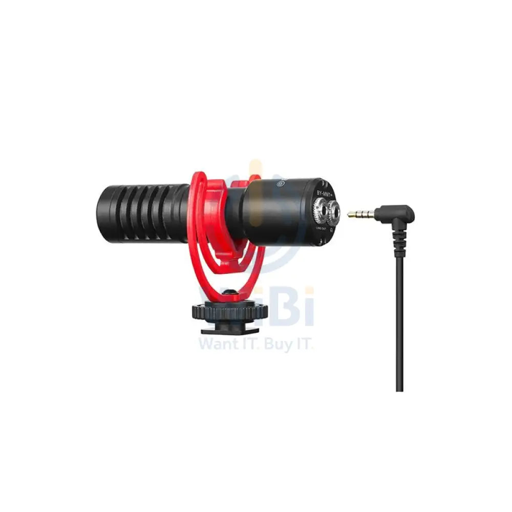 BOYA Super-Cardioid Condenser Microphone Pro/Monitoring supported - Black Accessories > Mobiles & Tablets > Mobiles >