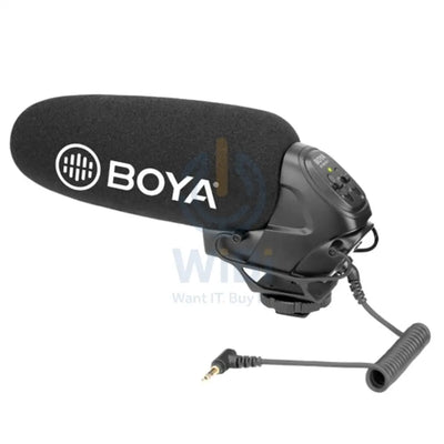 BOYA Super-cardioid Shotgun Microphone - Black Accessories > Audio > Microphone > Offer Zone