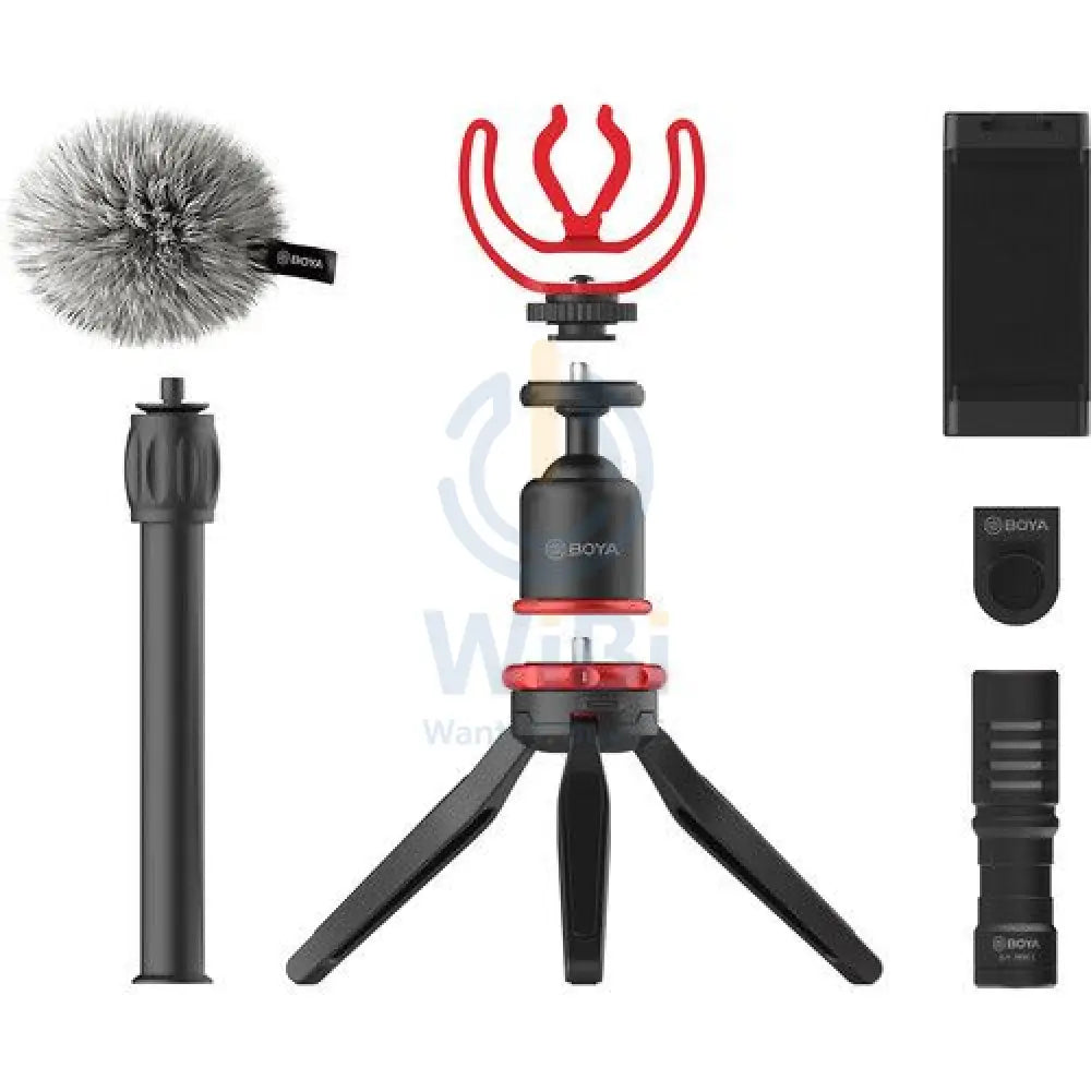 BOYA vlogger kit（BY-T1/BY-C12/BY-MM1) - Black Accessories > Mobiles & Tablets > Mobiles > Mobile Holder / Stands