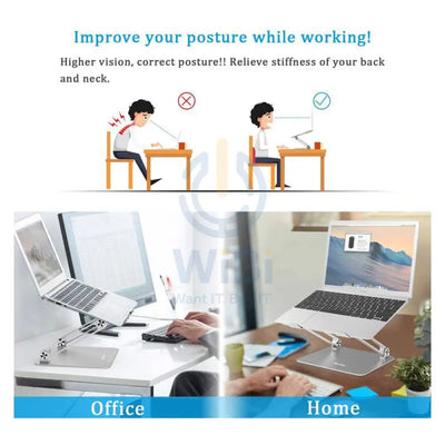 Boyata Multi-Angle Laptop Stand - Universal / Silver - Laptop & Accessories