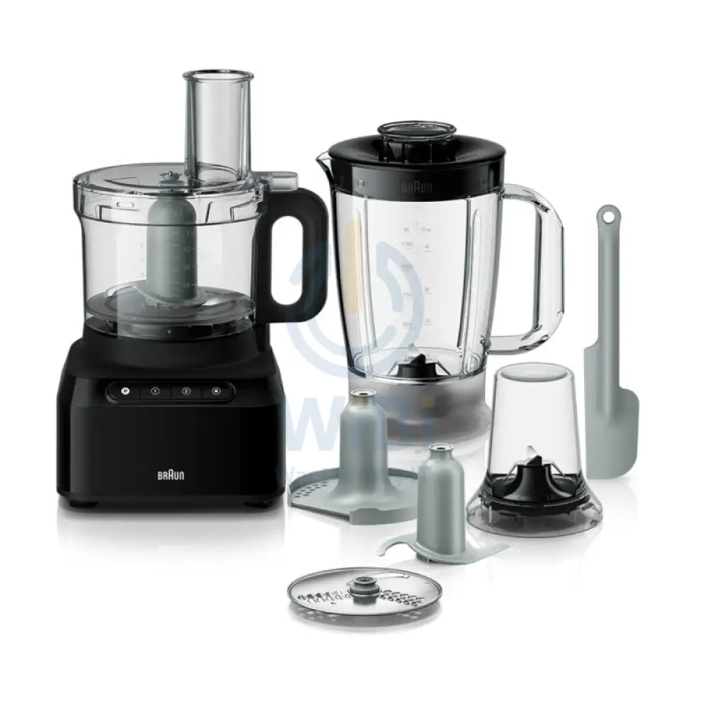 Braun FP3132BK Food Processor - 800 Watts / Black Accessories > Smart Devices