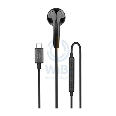 BRAVE Mono Wired Earphone - 1.2 Meter / USB-C / Black Accessories > Audio > Headphones