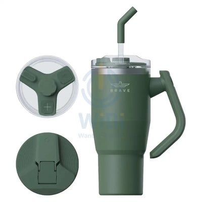 BRAVE Temp Guard Vacuum Insulated Travel Mug - 1200ml / Green Accessories > Outdoor & Travel